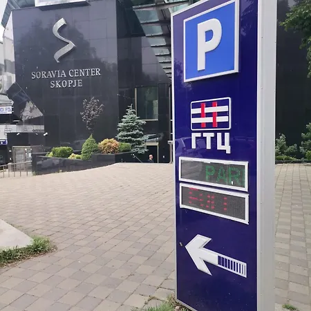 Calla 3 Apartment-main Square,in The Shooping Center - Parking Slot With Securiti And Video Скопье