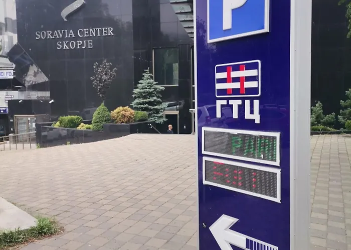 Calla 3 Apartment-main Square,in The Shooping Center - Parking Slot With Securiti And Video Szkopje